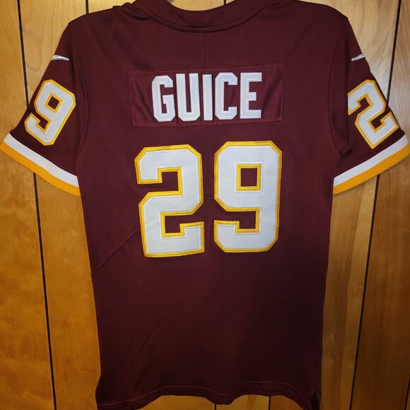 Washington Redskins Jersey YOUTH LARGE Nike On Field #29 GUICE NFL Apparel B4 - Picture 7 of 8